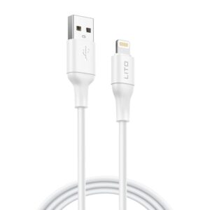 Lito Data Cable USB to Lightning, 2.4A, PVC, 1m White