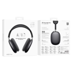 Ακουστικό Borofone BO35 Plus Adorable Bluetooth ANC Over-Ear Dark Grey