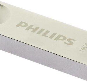 Flash Disk Philips Moon 16Gb Usb2.0 Stick Silver