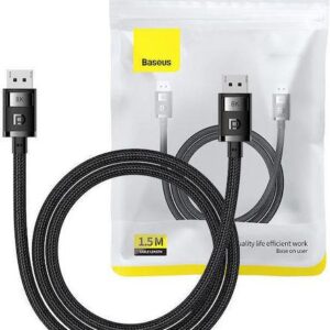 Baseus DisplayPort male - DisplayPort male 1.5m Cable High Definition, 8K, Black