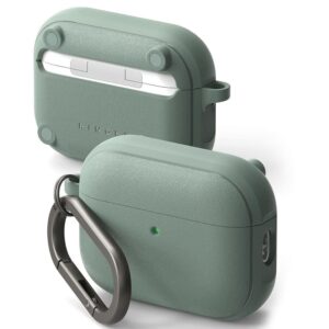 Θήκη Airpods Ringke Protection Onyx Magnetic for AirPods Pro 3 Non-Slip Texture Carabiner Hole Sage Green