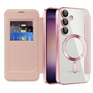 Θήκη κινητού Techsuit SmartMag Book for Samsung Galaxy S23 Plus Pink