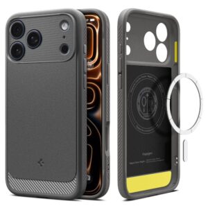 Θήκη κινητού Spigen Rugged Armor MagSafe for iPhone 17 Pro Grey