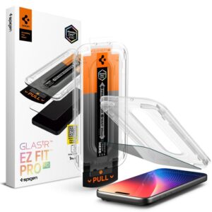 Προστασία οθόνης κινητού Spigen Glas.tR EZ-FIT Pro for iPhone 16 Pro / iPhone 17 / iPhone 17 Pro Privacy