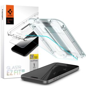 Προστασία οθόνης κινητού Spigen Glas.tR EZ-FIT for iPhone 15 Clear
