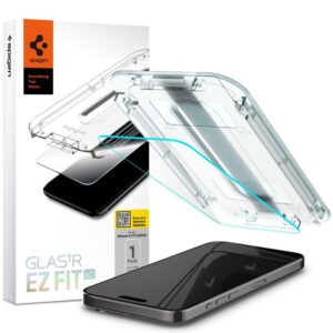 Προστασία οθόνης κινητού Spigen Glas.tR EZ-FIT for iPhone 15 Pro Clear