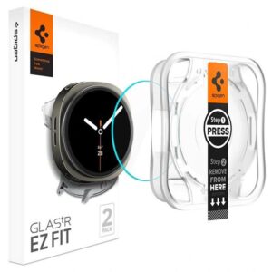 Προστασία οθόνης Smartwatch Spigen Glas.tR EZ Fit (2 pack) for Samsung Galaxy Watch8 40mm Clear