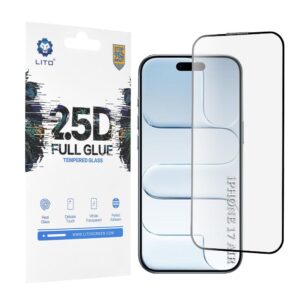 Προστασία οθόνης κινητού Lito 2.5D FullGlue Glass for iPhone 17 Air Black