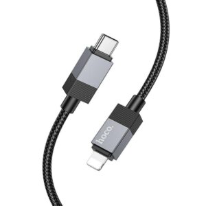 Hoco Cable USB C to Lightning PD 27W 1m X110 Black