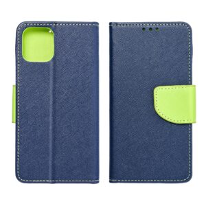 Θήκη κινητού Fancy Book  for Samsung M11 navy/lime