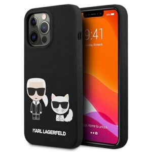 Θήκη κινητού Karl Lagerfeld Hard Silicone Karl&Choupette  Iphone 13 Pro Black