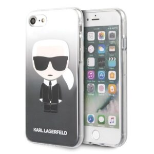 Θήκη κινητού Karl Lagerfeld For Apple iPhone 7/8/SE 2020 TPU  Iconic Karl Clear-Black