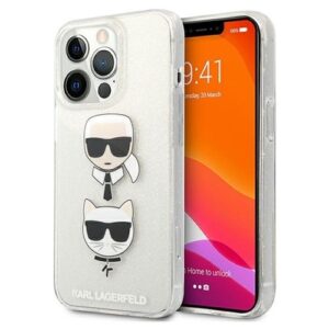 Θήκη κινητού Karl Lagerfeld For Apple iPhone 13 Pro Glitter TPU  With Karl And Choupette