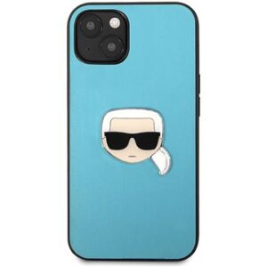 Θήκη κινητού Karl Lagerfeld For Apple iPhone 13 Mini TPU  Metal Iconic Karls Head Blue