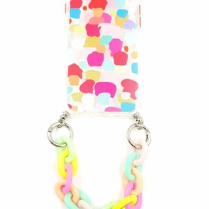 Θήκη κινητού Oem Color Chain Flexible Elastic  For Apple iPhone SE 2020 / iPhone 8 / iPhone 7 TPU Multicolour With A Chain Pendant