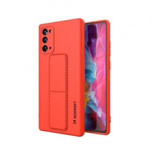 Θήκη κινητού Wozinsky Kickstand  Flexible Silicone Cover With a Stand For Samsung Galaxy Note 20 Ultra red