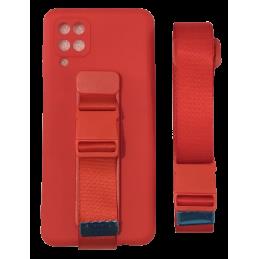 Θήκη κινητού Oem Rope  For Samsung Galaxy A12 Tpu Airbag Red