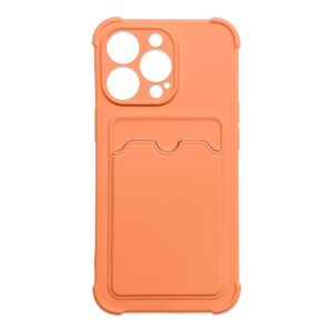 Θήκη κινητού Oem Card Armor  For Apple iPhone 13 TPU Orange With Card Slot