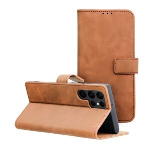 Θήκη κινητού Forcell Tender Book for Samsung Galaxy S22 Ultra Brown