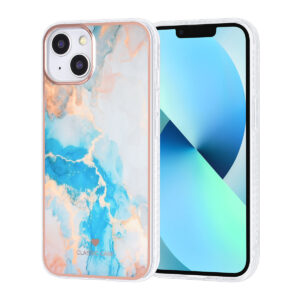 Θήκη κινητού UNIQ Accessory for iPhone 13  - Marble Blue