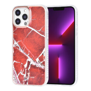 Θήκη κινητού UNIQ Accessory iPhone 13 Pro Max  - Marble Red