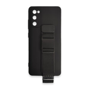Θήκη κινητού Rope  gel TPU airbag  cover with lanyard for Samsung Galaxy S20 black