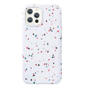Θήκη κινητού Uniq  Coehl Terrazzo iPhone 12 Pro Max 6.7 "white / natural white
