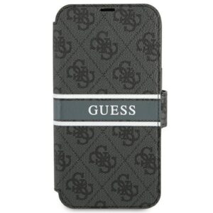 Θήκη κινητού Guess  iPhone 13 mini 5,4 "gray / gray book 4G Stripe