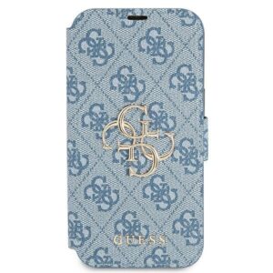 Θήκη κινητού Guess iPhone 13 mini 5,4 "blue / blue book 4G Big Metal Logo