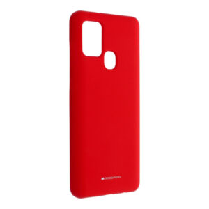 Θήκη κινητού Mercury  Silicone Samsung Galaxy A21S Red