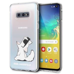 Θήκη κινητού Karl Lagerfeld Choupette Back Cover for Galaxy S10E Transparent