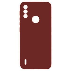 Θήκη κινητού Oem Silicone  for Motorola Moto E7 Power / E7i Power Maroon