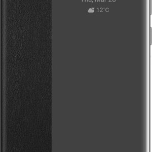 Θήκη κινητού Huawei Smart View Flip  for Huawei P40 Book Black With Clear View