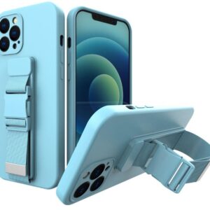 Θήκη Κινητού Hurtel Rope Series for Samsung Galaxy A50/A50S/A30S TPU Blue With Lanyard