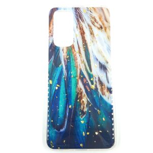 Θήκη κινητού Oem Gold Glam for Xiaomi Redmi Note 11 4G / Redmi Note 11s 4G Feathers