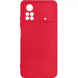 Θήκη κινητού Oem Silicone for Xiaomi Poco M4 Pro 4G Red
