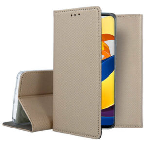 Θήκη κινητού Oem Smart Magnet for Xiaomi Poco M4 Pro 5G / Redmi Note 11T 5G / Note 11s 5G Gold