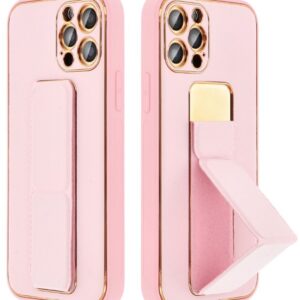 Θήκη Κινητού Forcell Leather Kick Stand for Apple iPhone 11 TPU Pink With Stand
