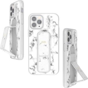 Θήκη κινητού Clckr Grip Phone Holder Ring  For iPhone 12/12 Pro TPU Marble White