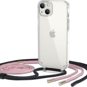 Θήκη Κινητού Tech-Protect Flexair Chain Back Cover for iPhone 14 Plus Black and Pink