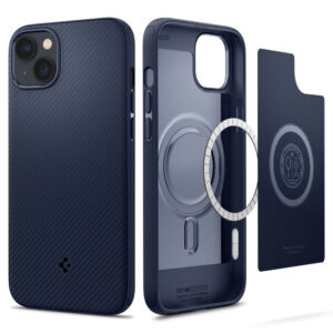 Θήκη κινητού Spigen Mag Armor for Apple iPhone 14 Plus TPU Navy Blue with Magsafe