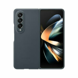 Θήκη κινητού Samsung Leather Cover for Galaxy Z Fold 4 Gray