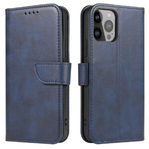 Θήκη κινητού Hurtel Magnet Elegant Cover with a Flap and Stand Function for iPhone 14 Pro Blue