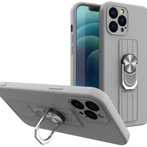 Θήκη κινητού Hurtel Ring Series for Xiaomi Redmi Note 9 TPU Silver