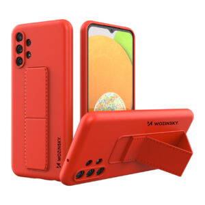Θήκη κινητού Wozinsky Kickstand Silicone Stand Cover for Samsung Galaxy A23 Red