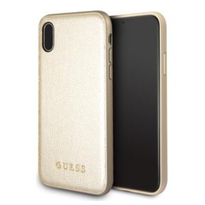 Θήκη κινητού Guess for iPhone X/ Xs Gold Hardcase Iridescent