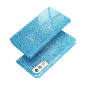Θήκη κινητού Forcell Shining Book for Samsung S21 Plus Light Blue
