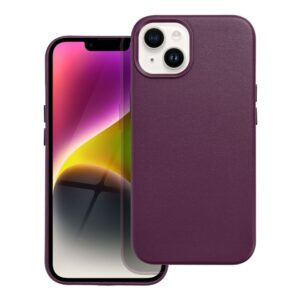 Θήκη κινητού Oem Leather Mag Cover for iPhone 14 Dark Violet