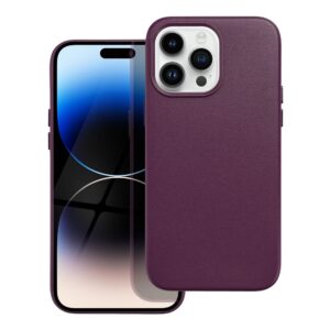 Θήκη κινητού Forcell Leather Mag Cover for iPhone 14 Pro Max Dark Violet