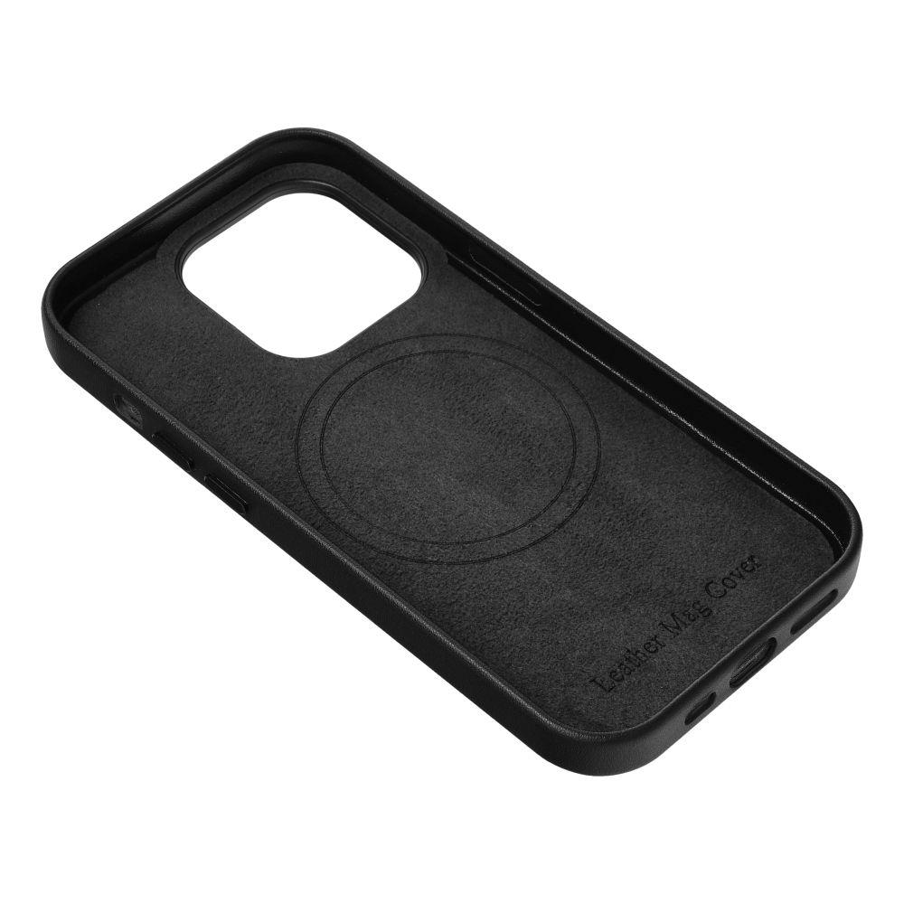 Θήκη κινητού Oem Leather Mag Cover for iPhone 14 Pro Max Black - Image 2